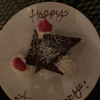 Orange Hill Restaurant & Events - Complementary dessert for our anniversary, thanks Jacob!! - Steakhouses Near Me - Orange, California