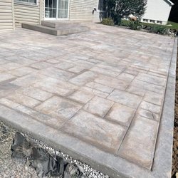 Timmermann Concrete - Here is a pic of their work, we are very happy with the new stamped concrete patio.
