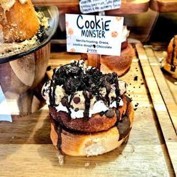 Cinn City - Cookie Monster Cinnamon Bun: absolutely delightful! - Cafes Near Me - Lynchburg, Virginia Cinn City - Cookie Monster Cinnamon Bun: absolutely delightful! - Cafes Near Me - Lynchburg, Virginia