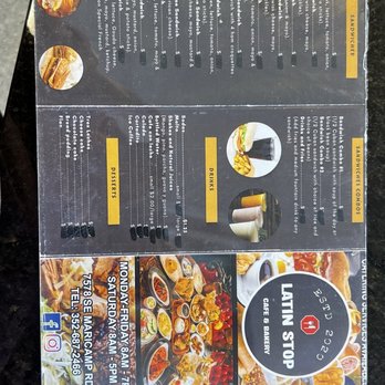 Latin Stop Cafe and Bakery  - Menu - Cuban Near Me - Ocala, Florida