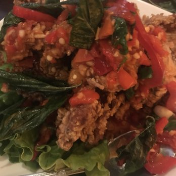 SriPraPhai Thai Restaurant - Fried Soft Shell Crab - Thai Near Me - Woodside, New York
