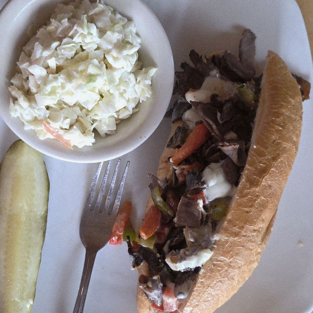 The Roadkill Cafe - Elk Melt with Coleslaw - American Near Me - Seligman, Arizona The Roadkill Cafe - Elk Melt with Coleslaw - American Near Me - Seligman, Arizona