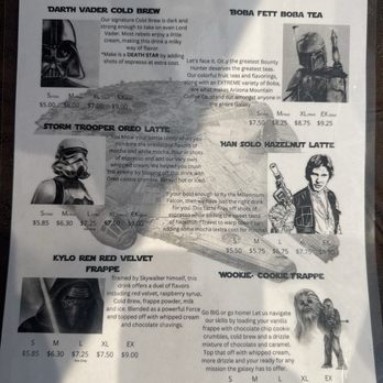 Arizona Mountain Coffee - Star-Wars Themed Coffee Drinks! - Coffee & Tea Near Me - Pinetop-Lakeside, Arizona