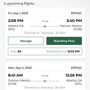 Frontier Airlines - The time that is currently on the app, vs the time that is at the ticket counter - Airlines Near Me - Atlanta, Georgia Frontier Airlines - The time that is currently on the app, vs the time that is at the ticket counter - Airlines Near Me - Atlanta, Georgia