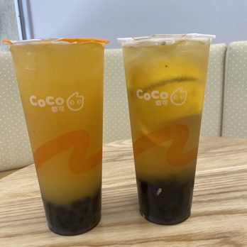 Coco Fresh Tea & Juice - Mango green tea with pearls + Lemon King with pearls - Juice Bars & Smoothies Near Me - Toronto, Ontario Coco Fresh Tea & Juice - Mango green tea with pearls + Lemon King with pearls - Juice Bars & Smoothies Near Me - Toronto, Ontario