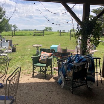 Elegant Barn - Outdoor area with more treasures. - Antiques Near Me - Marshall, Wisconsin