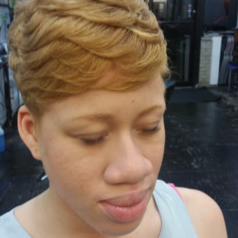 The Experience Unisex Salon - Natural blonde cut styled by Ruth - Hair Salons Near Me - Brooklyn, New York The Experience Unisex Salon - Natural blonde cut styled by Ruth - Hair Salons Near Me - Brooklyn, New York