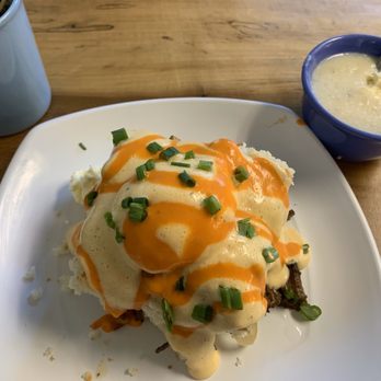 Biscuit Head - Brisket biscuit and grits - Cafes Near Me - Asheville, North Carolina
