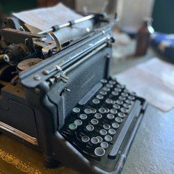 Military Aviation Museum - Typewriter