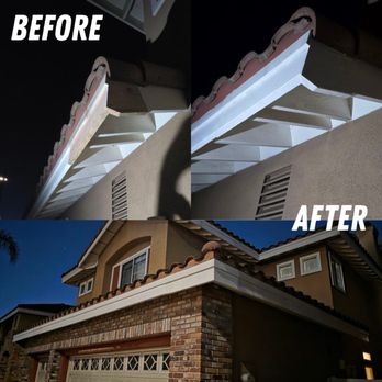 Handysmart - Exterior refresh: repaired trim, prepped surfaces, and applied clean white finish to eaves and doors for a crisp, modern look. - Handyman Near Me - Irvine, California Handysmart - Exterior refresh: repaired trim, prepped surfaces, and applied clean white finish to eaves and doors for a crisp, modern look. - Handyman Near Me - Irvine, California