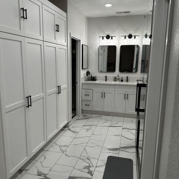 Sami & Sons - New cabinetry/storage/closet space, dual vanity - General Contractors Near Me - San Jose, California Sami & Sons - New cabinetry/storage/closet space, dual vanity - General Contractors Near Me - San Jose, California
