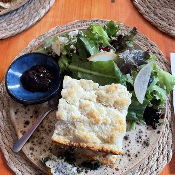 Café Piro - Biscuit with salad - Mexican Near Me - Socorro, Texas
