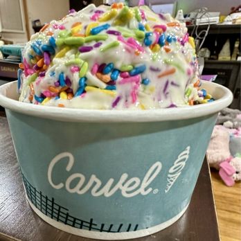 Carvel - a cup of ice cream with sprinkles - Ice Cream & Frozen Yogurt Near Me - Colonia, New Jersey Carvel - a cup of ice cream with sprinkles - Ice Cream & Frozen Yogurt Near Me - Colonia, New Jersey