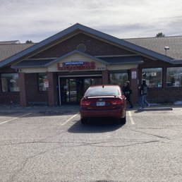Nine reserved spaces and one customer. Nine reserved spaces and one customer.