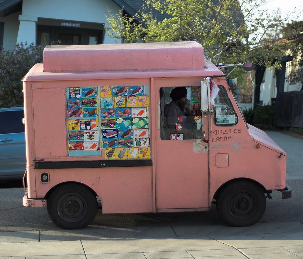 Khalsa Ice Cream Truck Logo