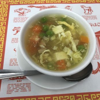 Far East Chinese Restaurants - lunch soup...chicken base with egg, tofu, and veggies - Chinese Near Me - Angels Camp, California Far East Chinese Restaurants - lunch soup...chicken base with egg, tofu, and veggies - Chinese Near Me - Angels Camp, California