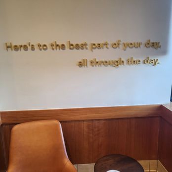 Starbucks - a chair and a table in a waiting area - Coffee & Tea Near Me - Bradenton, Florida
