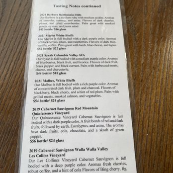 LaShellé - menu - Wineries Near Me - Woodinville, Washington