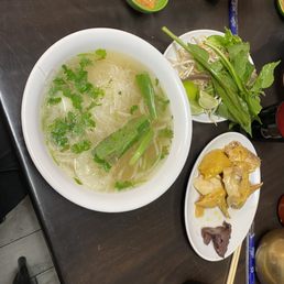 Large plain pho and quarter chicken Large plain pho and quarter chicken