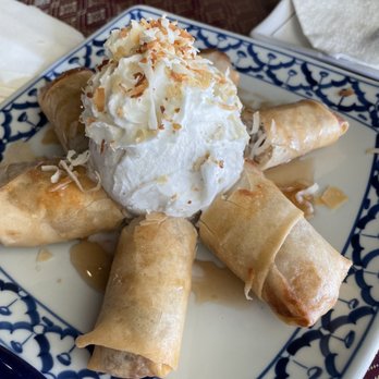 Krua Thai Restaurant - Fried banana with ice cream - Thai Near Me - Monterey, California Krua Thai Restaurant - Fried banana with ice cream - Thai Near Me - Monterey, California