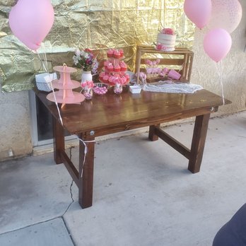 Honeywood Events - Sweets table used for our sweet treats. - Party Equipment Rentals Near Me