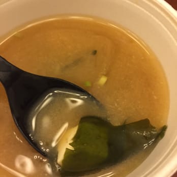 Kuma Sushi - Cloudy processed miso soup! - Sushi Bars Near Me - Upland, California