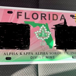 Brevard County Tax Collector- Merritt Island Branch - Sorority Vanity Plate