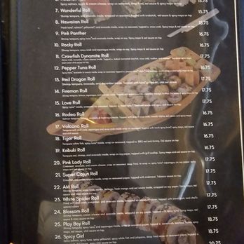Tsubaki - Menu - Japanese Near Me - Lufkin, Texas