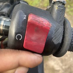 Ross Motorsports - Most recent service - switch assy. and throttle cables