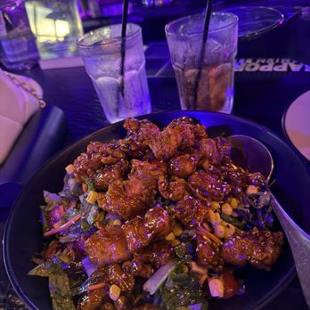 Café Noir - Asian salmon salad - Bars Near Me - Hollywood, Florida Café Noir - Asian salmon salad - Bars Near Me - Hollywood, Florida