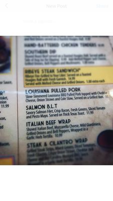 Menu photo 8 Whiskey Ranch - Delavan Delavan, WI