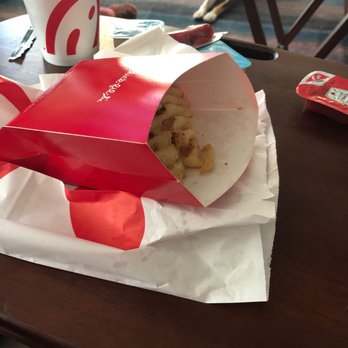 Chick-fil-A - Half full fries - Fast Food Near Me - New Braunfels, Texas