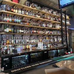 Whiskey Way - A couple hundred bottles of whiskey. Mostly bourbon. Also have rye, Irish whiskey, scotch, and some American.