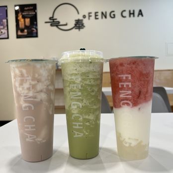 Feng Cha Tea House - Taro mess, matcha breeze, strawberry breeze - Bubble Tea Near Me - Dublin, California Feng Cha Tea House - Taro mess, matcha breeze, strawberry breeze - Bubble Tea Near Me - Dublin, California
