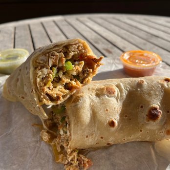 Molca Salsa - Machaca breakfast burrito - Mexican Near Me - Fullerton, California