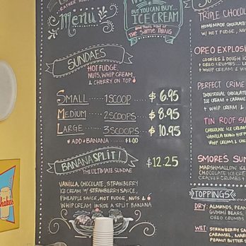 Rick's Ice Cream - Menu - Ice Cream & Frozen Yogurt Near Me - Palo Alto, California