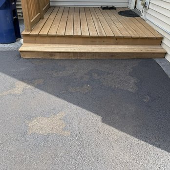 Barreca Blacktop Sealcoating - After first application - General Contractors Near Me