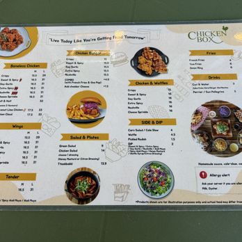 Chicken Box - Menu~ (March 2024) - Chicken Shop Near Me - Vancouver, British Columbia