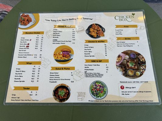 Menu photo 5 Chicken Box Vancouver, BC