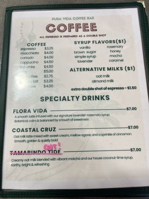 Menu photo 5 Pura Vida Coffee Bar Baton Rouge, LA Menu photo 5 Pura Vida Coffee Bar Baton Rouge, LA
