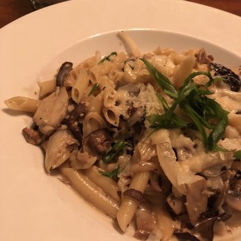 The Root Cellar Cafe - Mushroom Pasta - Breakfast & Brunch Near Me - San Marcos, Texas