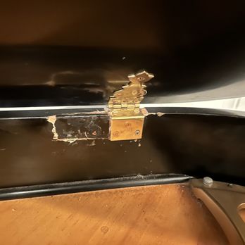 SF Piano Works - Wow, another case of the broken case. Fix it before it falls off! - Piano Services Near Me