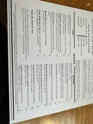 Menu photo 7 Harborside 1901 Bar & Grill Boothbay Harbor, ME Menu photo 7 Harborside 1901 Bar & Grill Boothbay Harbor, ME