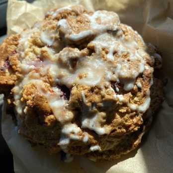 Bovine Bakery - Scone du Jour - strawberry/raspberry filled - Bakeries Near Me - Point Reyes Station, California