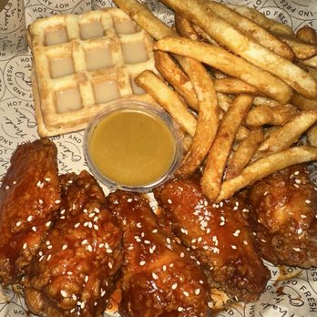 Hi Wings - Sweet and Spicy battered wings, waffle, and fries - Chicken Wings Near Me - Austin, Texas
