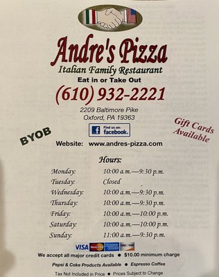 Andre's Pizza by null
