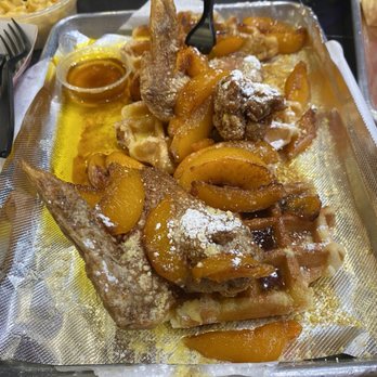 Stuff My Turkey - GEORGIA PEACH HENNESSY CHICKEN N WAFFLES $35 - Chicken Wings Near Me - Las Vegas, Nevada