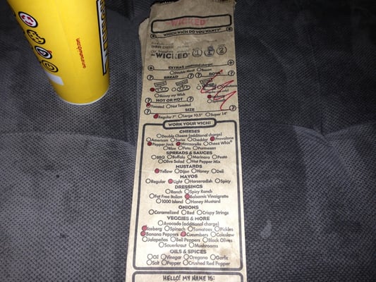 Menu photo 5 Which Wich San Diego, CA Menu photo 5 Which Wich San Diego, CA