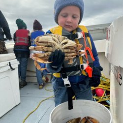 Full Throttle Sport Fishing - Crab piling up