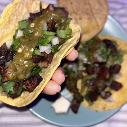 El Tapatio Meat Market - Of course I made the salsa but the meat was delish.